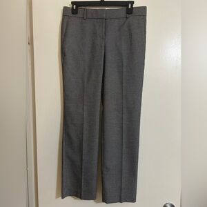 ANN TAYLOR - WOMEN'S Petite 4 -BLACK/WHITE CHECK DRESS SLACK PANTS mid-rise